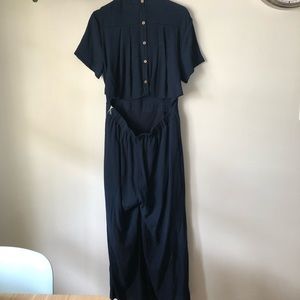 Dark Navy Jumpsuit size Large